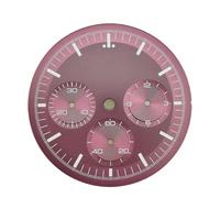 PSDFJAD ZHGUIMING Esfera VK63 Esfera VK63 Panda Logotipo personalizado Cronógrafo Esfera luminosa multifunción electrónica Manecillas VK63 Adecuadas for movimiento VK63(Dial-3)