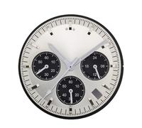 PSDFJAD ZHGUIMING Esfera VK63 Esfera VK63 Panda Logotipo personalizado Cronógrafo Esfera luminosa multifunción electrónica Manecillas VK63 Adecuadas for movimiento VK63(Combination-6)