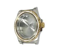 PSDFJAD ZHGUIMING For caja NH35 Caja de acero inoxidable Cubierta de espejo de zafiro 40 mm Adecuado for movimiento NH35 Caja de hombre Accesorios for relojes(OreCalendarIntergold)