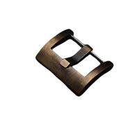 PSDFJAD ZHGUIMING Hebilla 18 20 22 24 26MM Hebilla de Reloj de oxidación Vintage Cusn8 Hebilla Mate(2,20mm)