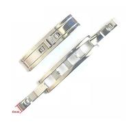 PSDFJAD ZHGUIMING Hebilla de Correa de Reloj de Acero Inoxidable, 3mm, 4mm, 5mm, 6mm, Doble tirón, Cierre de Mariposa Plegable, conexión de Correa de Reloj, Accesorios de Reloj(4mm)