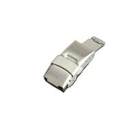 PSDFJAD ZHGUIMING Horlogeband Bande Cierre de botón de Acero Inoxidable, Hebilla automática de Doble Clic, Hebilla Plegable con botón pulsador for Reloj(14mm)