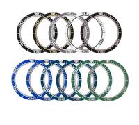 PSDFJAD ZHGUIMING Inserto de Bisel de cerámica Apto for Caja de Reloj 300, Piezas de Repuesto de Anillo de Bisel Curvado de 38x30,7mm for Relojes(04 Bezel Insert)