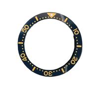 PSDFJAD ZHGUIMING Inserto de Bisel de cerámica Plano, 39,7x31,5mm, Anillo de inserción de Reloj sustituto, Accesorios de Reloj, Luminoso Verde(NO.6)