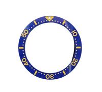 PSDFJAD ZHGUIMING Inserto de Bisel de cerámica Plano, 39,7x31,5mm, Anillo de inserción de Reloj sustituto, Accesorios de Reloj, Luminoso Verde(NO.7)
