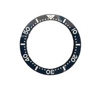 PSDFJAD ZHGUIMING Inserto de Bisel de cerámica Plano, 39,7x31,5mm, Anillo de inserción de Reloj sustituto, Accesorios de Reloj, Luminoso Verde(NO.1)