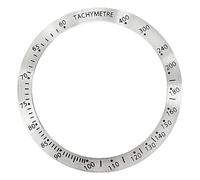 PSDFJAD ZHGUIMING Inserto de Bisel Multicolor de Material de Aluminio Inclinado, 38x30,5mm for Hombres, Piezas de Repuesto de Caja de Reloj, Accesorios de Bisel de Reloj(Al-018)