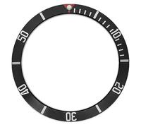 PSDFJAD ZHGUIMING Inserto de Bisel Multicolor de Material de Aluminio Inclinado, 38x30,5mm for Hombres, Piezas de Repuesto de Caja de Reloj, Accesorios de Bisel de Reloj(Al-01)