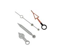 PSDFJAD ZHGUIMING Juego de manecillas de Reloj NH34 GMT, Luminosas, Azules y Verdes, Accesorios de Reloj de Movimiento automático NH34, Piezas for Relojes de Pulsera, Mano(9 Green lume)