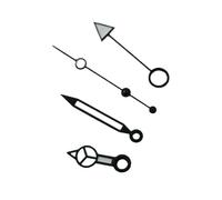 PSDFJAD ZHGUIMING Juego de manecillas de Reloj NH34 GMT, Luminosas, Azules y Verdes, Accesorios de Reloj de Movimiento automático NH34, Piezas for Relojes de Pulsera, Mano(19 Green lume)