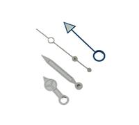 PSDFJAD ZHGUIMING Juego de manecillas de Reloj NH34 GMT, Luminosas, Azules y Verdes, Accesorios de Reloj de Movimiento automático NH34, Piezas for Relojes de Pulsera, Mano(6 Green lume)