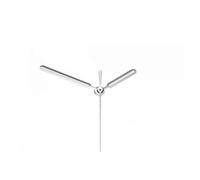 PSDFJAD ZHGUIMING Juego de Mano de Reloj NH35 de 8,5x12,5x12,5mm for Movimiento NH35, manecillas de Aguja, Accesorios de Oro y Plata Verde Lume(Silver)