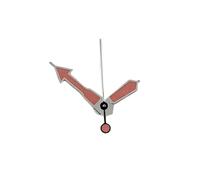PSDFJAD ZHGUIMING Manecillas de Reloj NH35, manecillas SKX nh35 adecuadas for Relojes de Movimiento NH34 NH35 NH36 NH38 NH39 NH70 NH72(Silver Red)