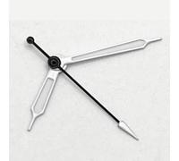 PSDFJAD ZHGUIMING Manecillas NH35 Plateadas/Azules for Reloj NH35 NH36 PT5000 ETA2836 2824 DG2813 3804 Miyota8215 8205 821A, Accesorios for Reloj de Movimiento(White-Black 1)