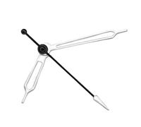 PSDFJAD ZHGUIMING Manecillas NH35 Plateadas/Azules for Reloj NH35 NH36 PT5000 ETA2836 2824 DG2813 3804 Miyota8215 8205 821A, Accesorios for Reloj de Movimiento(White-Black 3)