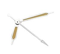 PSDFJAD ZHGUIMING Manecillas NH35 Plateadas/Azules for Reloj NH35 NH36 PT5000 ETA2836 2824 DG2813 3804 Miyota8215 8205 821A, Accesorios for Reloj de Movimiento(Yellow-Silver 3)