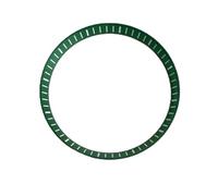 PSDFJAD ZHGUIMING Mod 30,5mm SKX007 Anillo de capítulo de Cobre Compatible con SKX007 SKX009 SPRD Caja de Reloj NH35 Anillo Interior Piezas de Reloj de Buceo for Hombres(Verde)