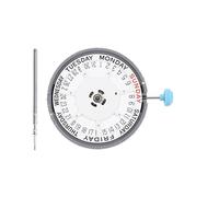 PSDFJAD ZHGUIMING Movimiento 6M55 6M55-6 Día a Las 12:00 Fecha a Las 6:00 Accesorios de Movimiento de Reloj de Tres manecillas