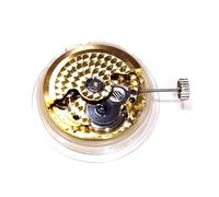 PSDFJAD ZHGUIMING Movimiento de Reloj automático, Movimiento de Reloj mecánico Dorado de Cuerda automática, Calendario Dual de 3 Manos for reemplazo de Reloj de Movimiento NH36