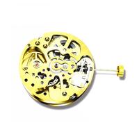 PSDFJAD ZHGUIMING Movimiento de Reloj de 27mm, 17 Joyas, Movimiento mecánico automático, Ajuste 2004, patrón de radiación, Movimiento de Reloj, 2 Zonas horarias