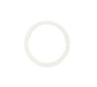 PSDFJAD ZHGUIMING NH35 dial NH70 Superficie Hueca DIY Agua Fantasma Buceo Reloj mecánico Accesorio Brillo Verde tamaño 28,5mm(Bianco)