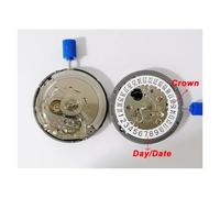 PSDFJAD ZHGUIMING NH35A Movimiento mecánico Premium NH35 Rueda de Fecha Blanca 24 Joyas Automático Precisión Movt Reemplazar(White at 6)