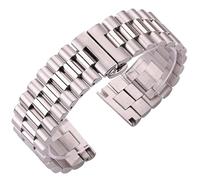 PSDFJAD ZHGUIMING Pulsera de acero inoxidable 316l for reloj, for mujer y hombre, correa de metal macizo plateada de 16 mm, 18 mm, 20 mm, 21 mm y 22 mm, accesorios de correa(16mm)