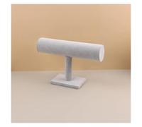 PSDFJAD ZHGUIMING Pulsera de Terciopelo, Cadena, Diadema, Reloj, Collar, Pulsera, Soporte de exhibición, Soporte for Estante, Barra en T, Pulsera, Organizador de joyería, Soporte de exhibición(Gris)