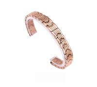 PSDFJAD ZHGUIMING Pulsera fina de moda for mujer, 8 mm, 10 mm, 12 mm y 14 mm, accesorios for reloj(Rors gold,14mm)