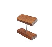 PSDFJAD ZHGUIMING Soporte de Madera for exhibición de Relojes en T, Organizador de Pulseras y Relojes, Estante, Brazalete, Diadema, escaparate, Estuche de Accesorios(Walnut Wood)