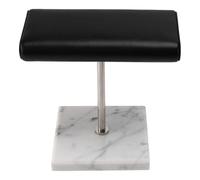 PSDFJAD ZHGUIMING Soporte de Reloj con Base de mármol Blanco, Accesorios de exhibición de Varilla de Metal, Soporte de exhibición de Pulsera, Soporte de colocación Alargada de joyería for cinturón