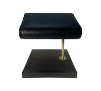 PSDFJAD ZHGUIMING Soporte de Reloj de mármol de Cuero, Soporte de exhibición for Pulseras y brazaletes, Estante de joyería for colocación de Relojes, Soporte de exhibición Duro(Black S)
