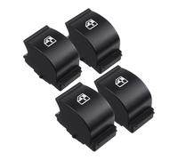 PSDFJAD ZHGUIMING Tapa de botón de interruptor de control de ventana de automóvil de 1/4 pieza for plataforma MPV Doblo 263 Box 250 Bus 2001-2014(4pcs)