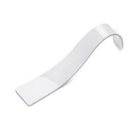 PSDFJAD ZHGUIMING Vitrina portátil de Forma Curvada, Expositor de Escritorio, Almacenamiento de Reloj, Soporte de joyería, Soporte for Pulsera, Organizador de Collares(Bianco)
