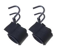 Psdndeww 1/2 Uds. Correa De Agarre De Gancho De Metal Ajustable Antideslizante Auxiliares Protector De Muñeca para Fitness Casas Equipo De Gimnasio Protector De Muñeca con