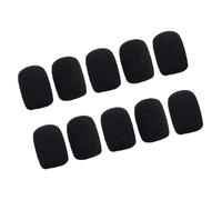 Psdndeww 10 Piezas De Reemplazo De Parabrisas De Micrófonos Parabrisas De Esponja Elástica Suave Compatibles con Micrófonos Portátiles Cubierta Elástica Micrófonos Cubiertas De Espuma