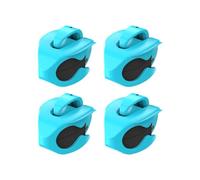 Psdndeww 2/4/6/8 Uds. Clip De Soporte para Caña De Pescar Bundler con Abrazaderas De Gancho para Accesorios De Aparejos De Pesca De Viaje Sujetadores