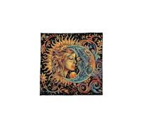 Psdndeww 3. Paño De Varios Tamaños Ligero Que Ahorra Espacio 50x5 0cm/60x60cm/75x75cm Ideal para Lecturas Y Reuniones Paño Adivinación Terciopelo Místico sobre La Marcha