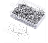 Psdndeww 300 pines de costura multiusos de alambre de acero para hacer disfraces, tejer y manualidades, alfileres profesionales de sastre con estuche