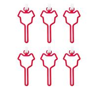 Psdndeww 6 Uds. Clip De Soporte para Bolsa para Excrementos De Liberación Manual Herramienta Esencial para Caminar para Propietario del Perro para Experiencia Divertida De Caminar Actividades Aire