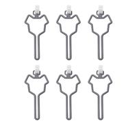 Psdndeww 6 Uds. Clip De Soporte para Bolsa para Excrementos De Liberación Manual Herramienta Esencial para Caminar para Propietario del Perro para Experiencia Divertida De Caminar Actividades Aire