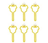 Psdndeww 6 Uds. Clip De Soporte para Bolsa para Excrementos De Liberación Manual Herramienta Esencial para Caminar para Propietario del Perro para Experiencia Divertida De Caminar Actividades Aire