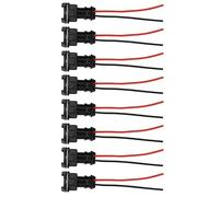 Psdndeww 8 UNIDS Automotriz EV1 Conector De Arnés De Cableado Resistente a La Erosión OBD1 Inyectores De Combustibles Tapones De Fijación Rápida Inyectores De Combustible Conector Pigtail