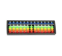 Psdndeww ABS Matter Ábaco para el aula con 13 filas de arco iris, herramienta de práctica de cálculo mental para suministros escolares, dispositivo de aprendizaje, ábaco para matemáticas