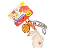 Psdndeww Accesorios De Llavero Estéticos Que Cambian Color Pato Asado/bolsa Pollo Dijes Llaveros Accesorios Para Mujeres Pato Asado Que Cambia Color