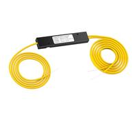 Psdndeww Acoplador ABS 1x2 con baja pérdida de inserción inferior a 0,3 dB, divisor de fibra óptica, ideal para redes de pequeñas empresas, divisor de fibra