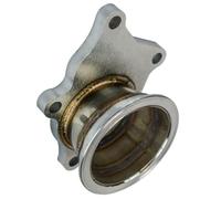 Psdndeww Adaptador De Brida De Turbocompresor Brida Adaptadora Diseño Resistente Calor para Múltiples Modelos De Vehículos Pieza De Modificación De Automóvil