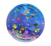 Psdndeww Alfombrilla de refrigeración para gatos, almohadilla para siesta, cama inflable para perros, tumbona con temática oceánica, tapete de agua creativo
