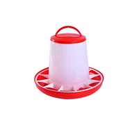 Psdndeww Alimentador automático para pollos, dispensador automático de alimentos para aves de corral con asa, 3 tamaños para colgar, para granja de pollitos de pato