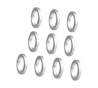 Psdndeww Arandelas De Bielas Ligeras Espaciadores De Soporte De Metal Accesorios De Durabilidad para Bicicleta De Montaña 10 Uds.